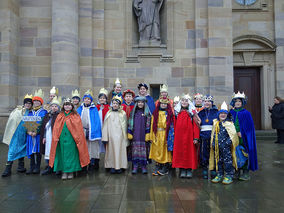 Diözesale Aussendung der Sternsinger im Hohen Dom zu Fulda (Foto: Elisabetha Rößler)
